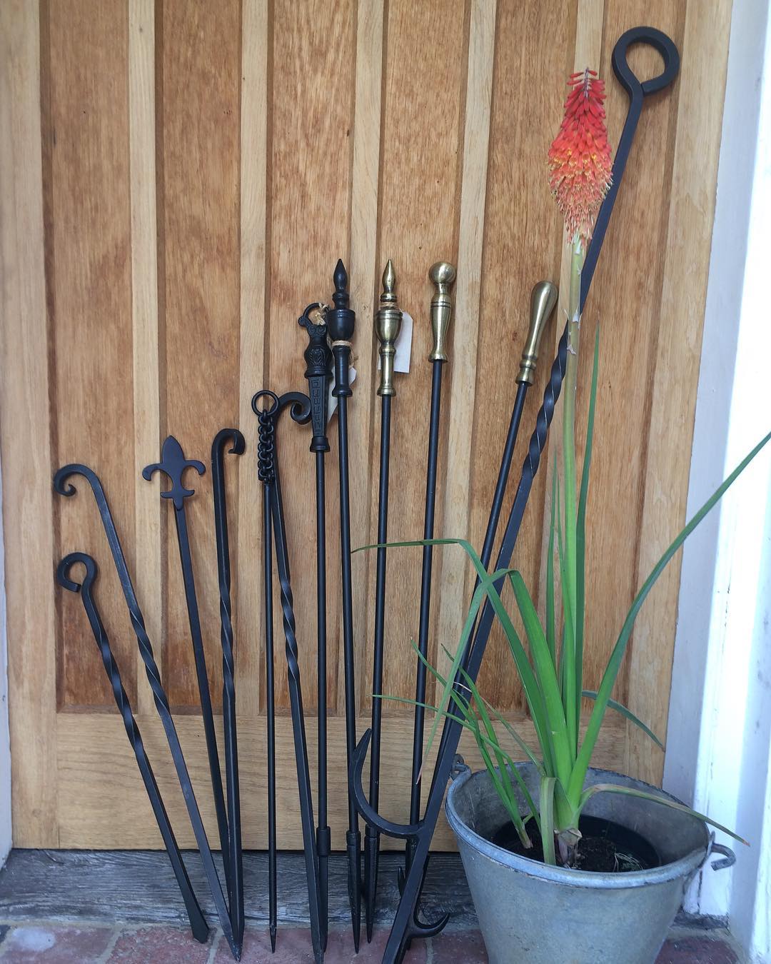 Forged fire pokers